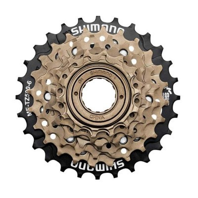 Касета трещітка Shimano MF-TZ500 6sp, коричневий (MF-TZ500-6)