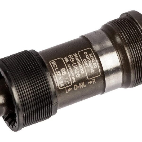 Каретка Shimano BB-UN26 117.5/68 мм., черный  (BB-UN26-117,5-68)