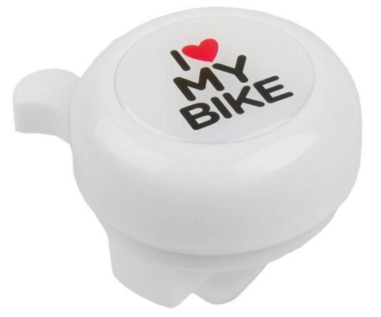 Дзвінок M-Wave I Love my Bike білий (A-DKL-0097)