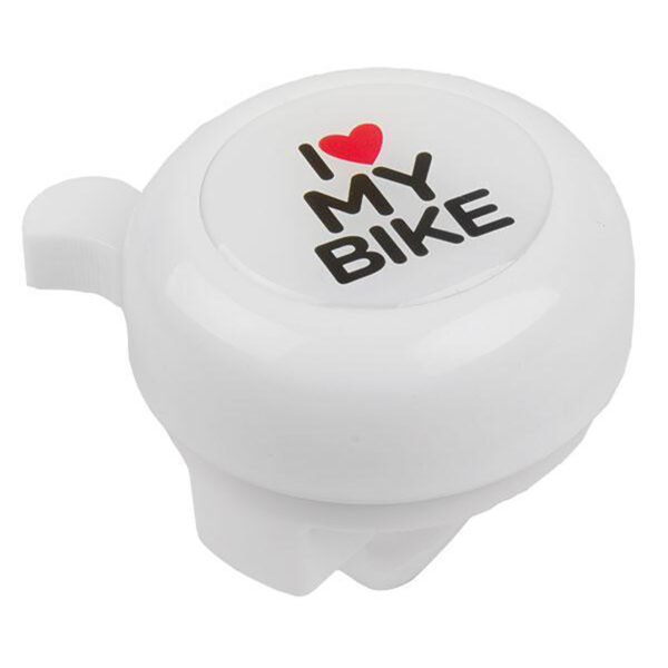 Дзвінок M-Wave I Love my Bike білий (A-DKL-0097)