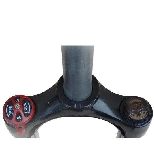 Вилка 26 AV-125 Avanti Disk/V-brake резьба 1" Lockout, черный (26-AV-125-1)