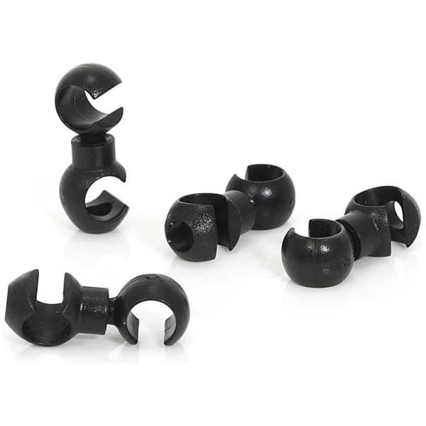 Крепеж гидролинии XLC BR-X13 S-Hook, 4шт, черные