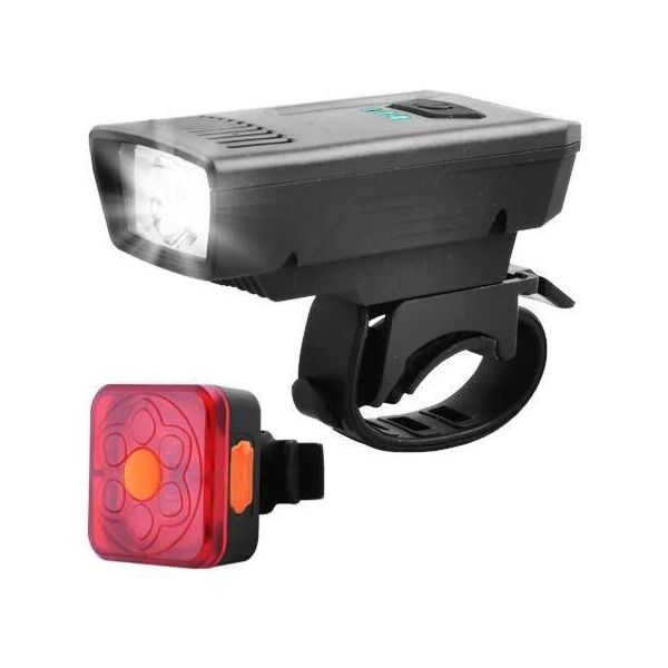 Комплект ламп YC-1803-1-XPE перед + зад micro USB (YC-1803-1-XPE-6)