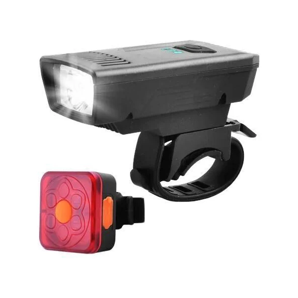 Комплект ламп YC-1803-1-XPE перед + зад micro USB (YC-1803-1-XPE-6)