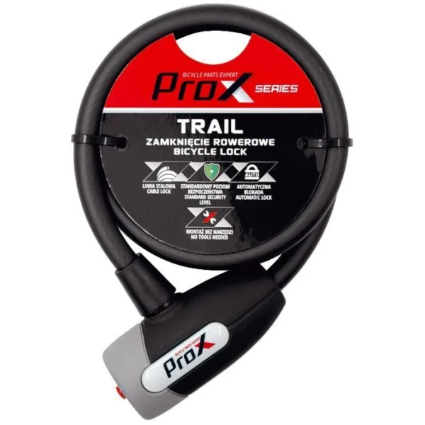 Замок ProX Trail 10 х 1000 мм. чорний (A-Z-0308)