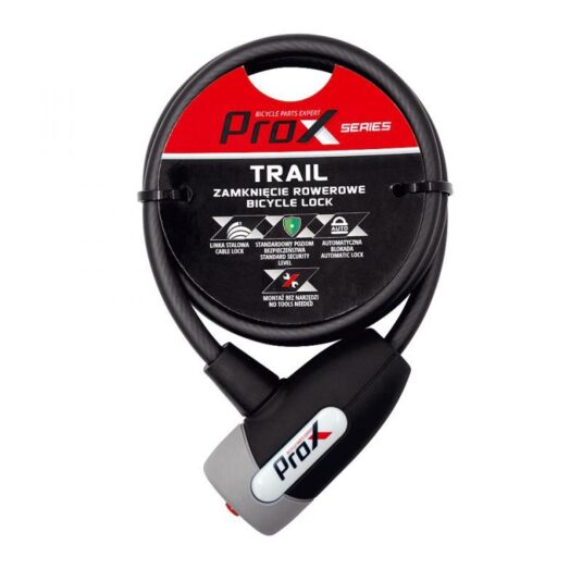 Замок ProX Trail 8 х 1000 мм. чорний (A-Z-0307)
