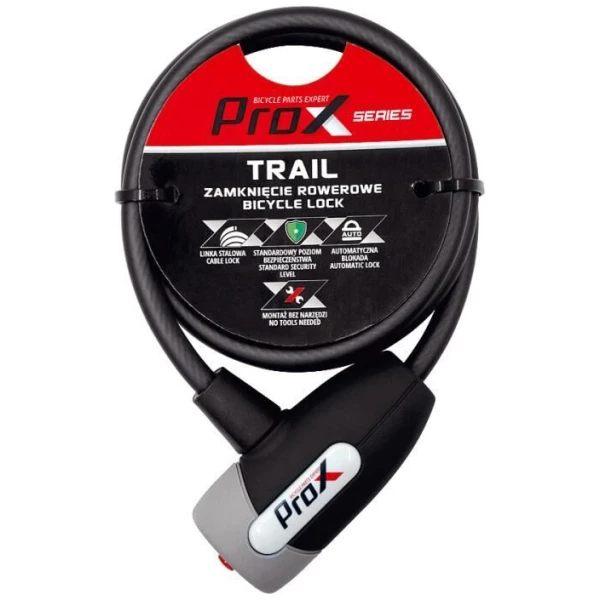 Замок ProX Trail 8 х 1000 мм. чорний (A-Z-0307)