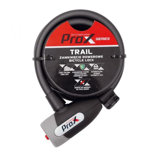Замок ProX Trail 10 х 1800 мм. чорний (A-Z-0310)
