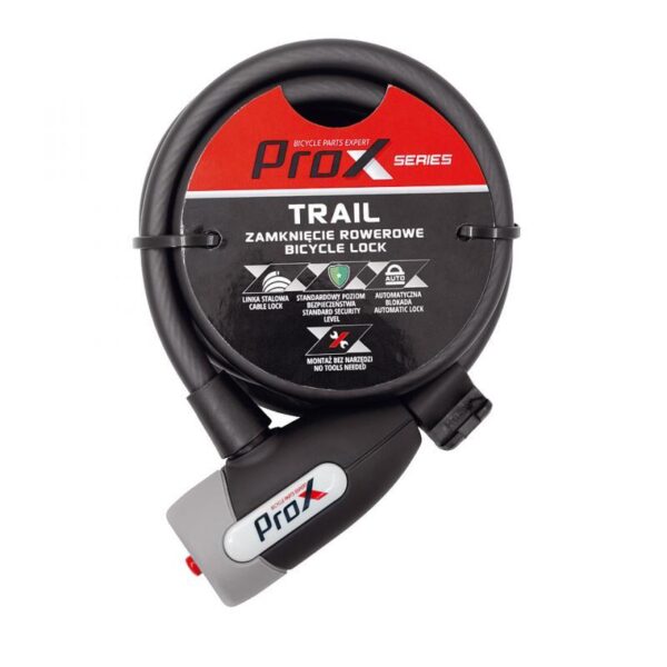 Замок ProX Trail 10 х 1800 мм. чорний (A-Z-0310)