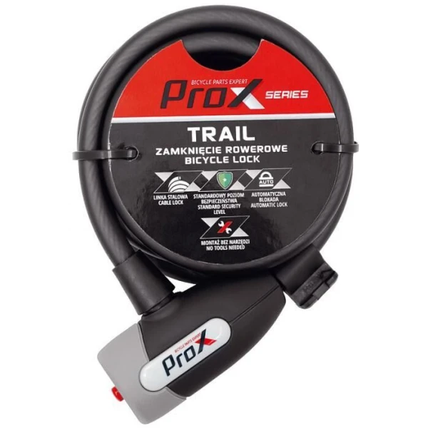 Замок ProX Trail 10 х 1800 мм. чорний (A-Z-0310)