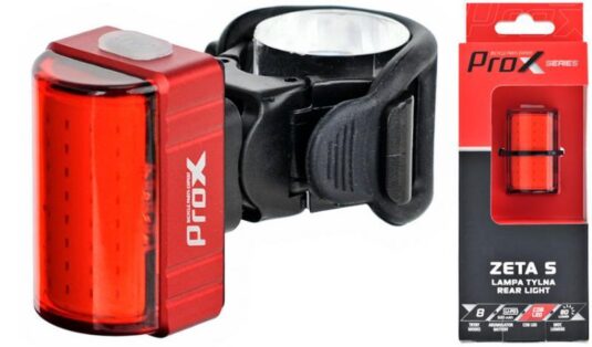 Фара задня ProX S Zeta Cob Led 80 Lm 500 mAh USB, червоний (A-O-B-P-0420)