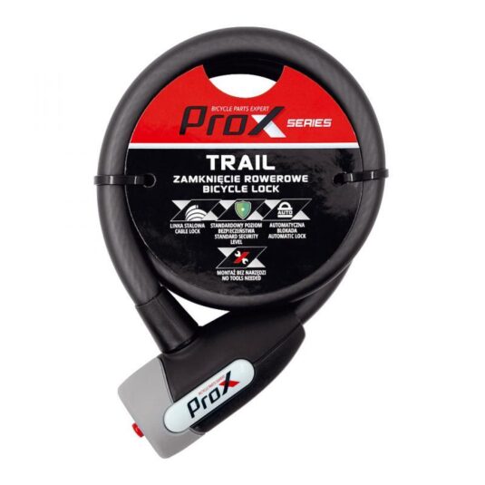 Замок ProX Trail 12 х 1000 мм. чорний (A-Z-0309)