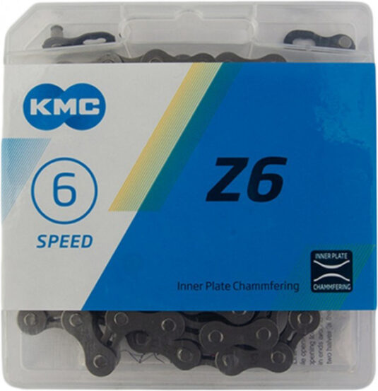 Ланцюг KMC Z30 (Z6) 1/2х3/32х116L, 8шв сірий (00812)