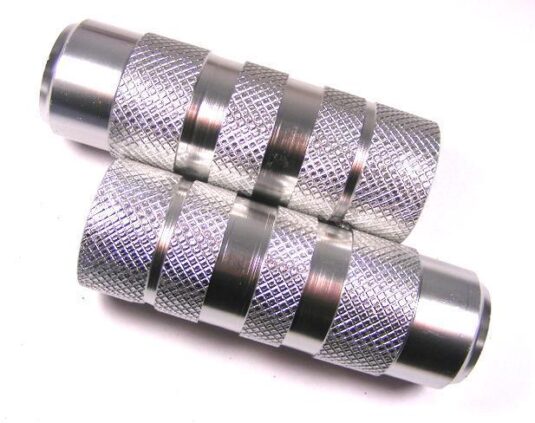 Пеги для BMX, fi38x110mmxM14 алюминий, серебристый (PEG203)