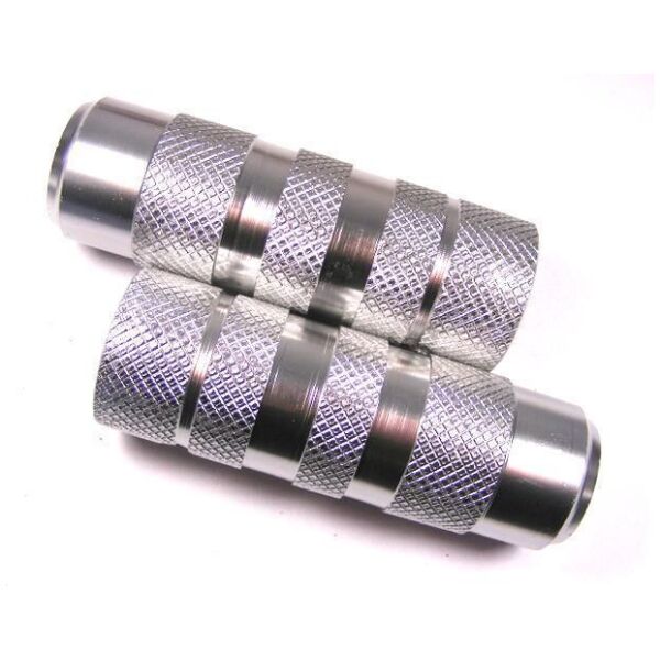 Пеги для BMX, fi38x110mmxM14 алюміній, сріблястий (PEG203)