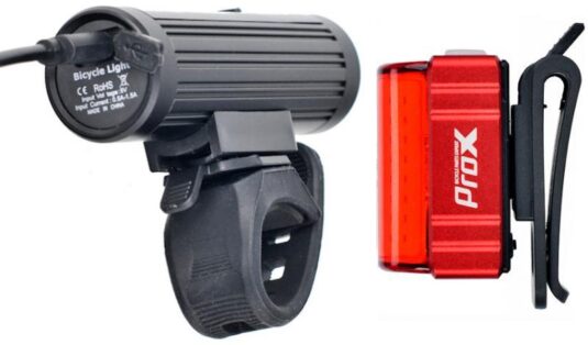 Комплект фар ProX Hamal, 600Lm + Zeta S 80Lm USB (A-O-B-P-0427)