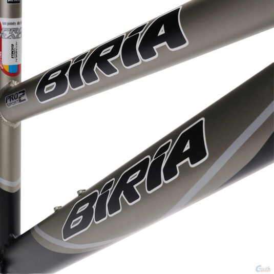 Рама 28 "Biria ALU размер 17" черный / серый (R-661397)