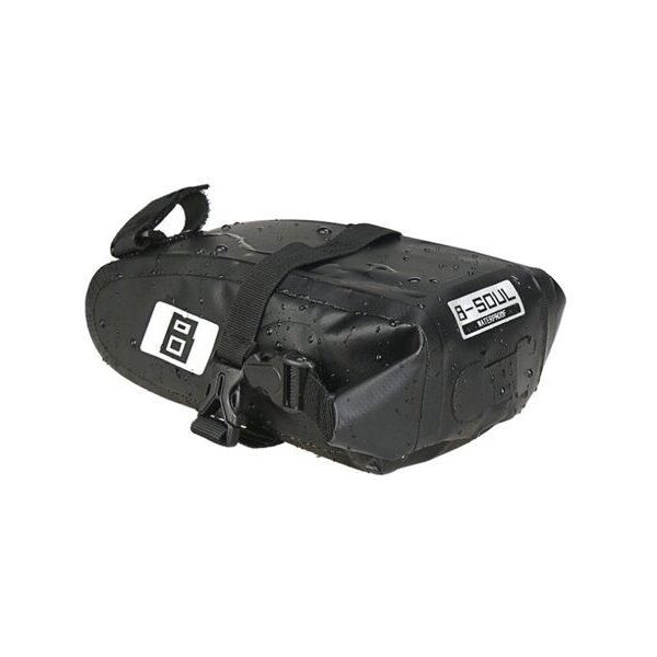 Сумка під сідло B-Soul BAO-065 Waterproof, чорна (BAO-065)