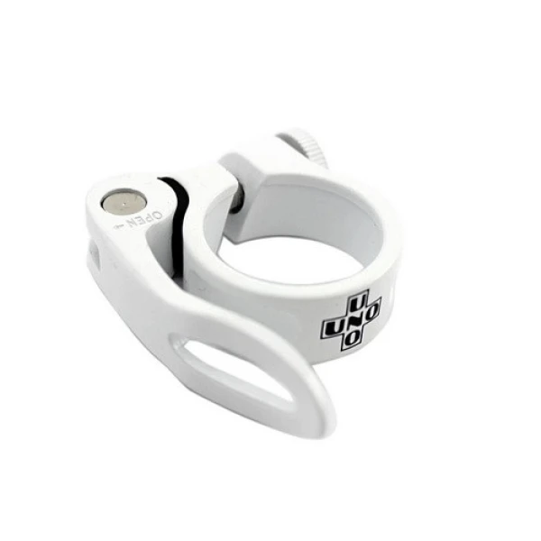 Подседельный хомут UNO QR 31,8 мм белый (XC68/F)