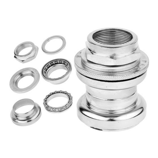 Рулевая чашка Neco 1'' 22,2x30x27, резьбовая серая (H-831 silver)