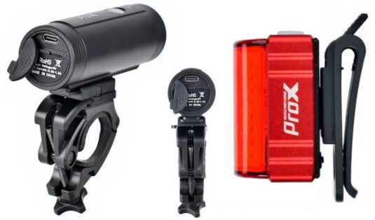 Комплект фар ProX Speka Set 1100Lm + ZETA S 80Lm USB-C (A-O-B-P-0429)