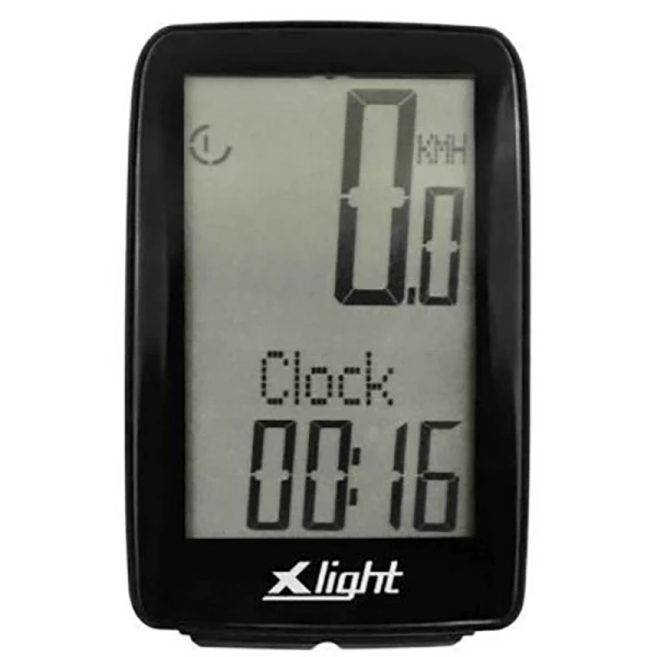 Велокомпьютер X-light 28 функций, проводной, черный (A-L-0086)