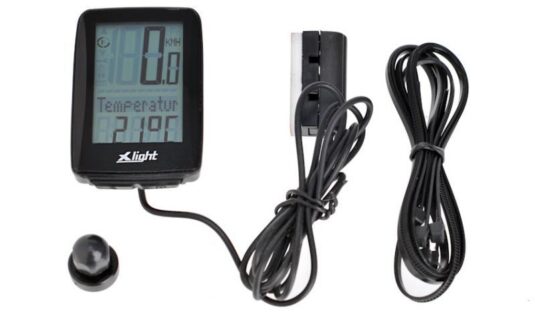 Вело комп' ютер X-light 28 функцій, дротової, чорний (A-L-0086)