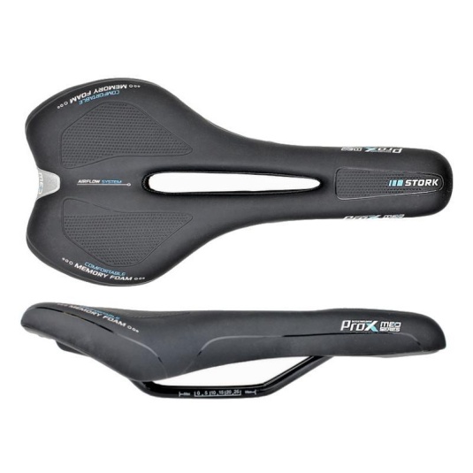 Седло ProX Stork Med Memory Foam,Reflex, черный
