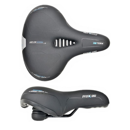 Седло ProX Tern Med, Memory Foam, Reflex, черный
