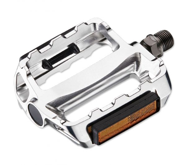 Педалі VP VP-469 9/16, BO, BS, Burnished Silver, BS, K-Mark, # 8 ED Black Axle