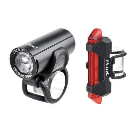 Комплект фар ProX Pictor Cree Set 350 + 10 Lm USB чорний (A-O-B-P-0346)