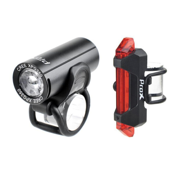 Комплект фар ProX Pictor Cree Set 350 + 10 Lm USB чорний (A-O-B-P-0346)