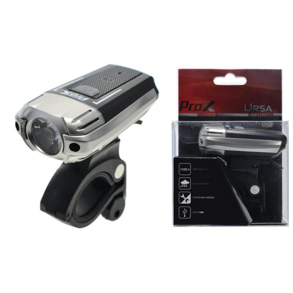 Фара передня ProX Ursa 1 Led 300 Lm USB (a-O-b-p-0225)