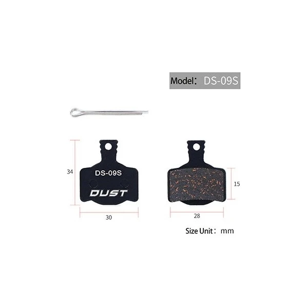 Колодки тормозные полуметалл disc DUST DS-09S MAGURA MT2, MT4, MT6, MT8