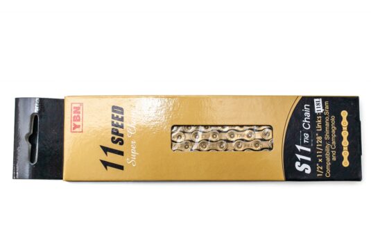 Цепь 11 ск. 118зв. Gold YBN S11 с замком