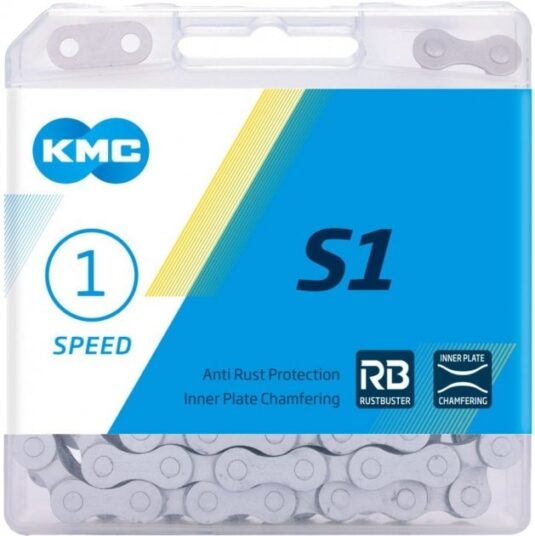 Цепь 1 ск. 112зв. RB KMC S1 RB с замком NEW BOX