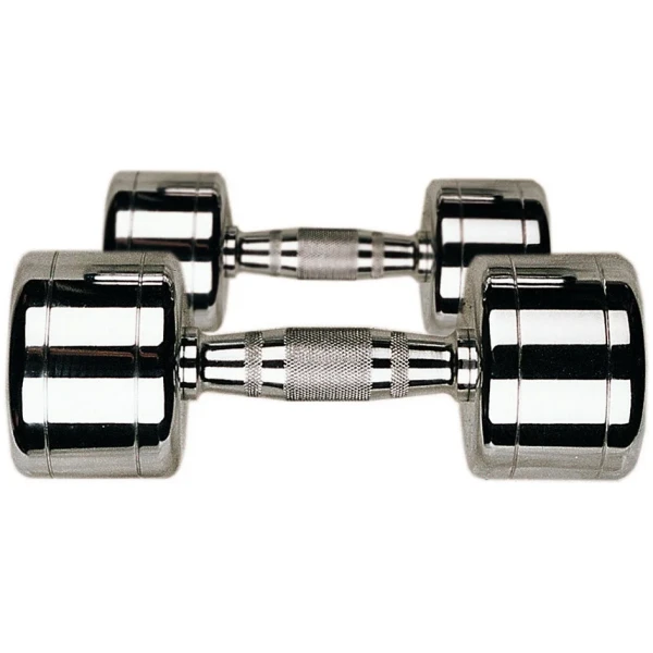Набор хромированных гантелей Stein 1-10 кг (10 пар)