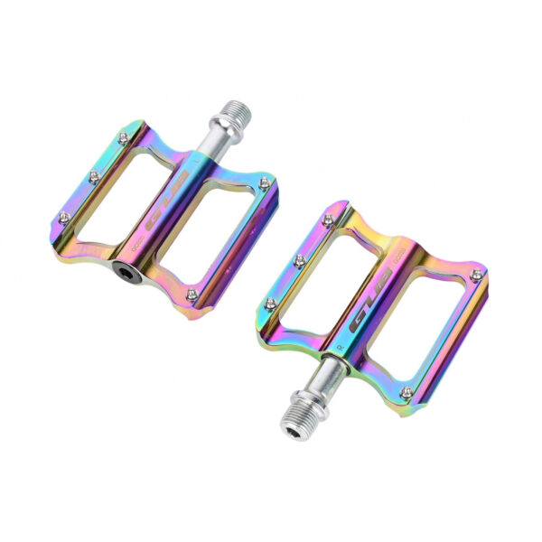 Педаль MTB AL GUB GC020 пром. підшипник. oil slick (масляна пляма)