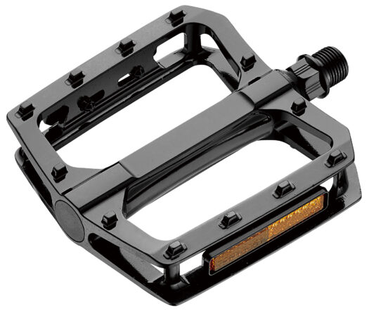 Педаль VP VPE-527 9/16" х20Т, вісь Steel, 410гр (пар.) чорна