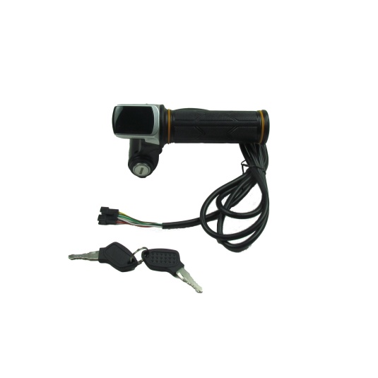 Ручка газа GP 106DX правая с указателем заряда 48V