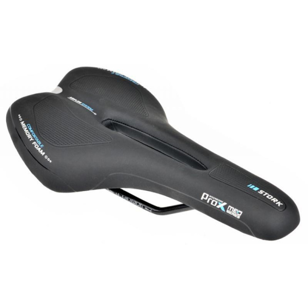 Сідло ProX Stork Med Memory Foam, Reflex, чорний (C-SI-0330)