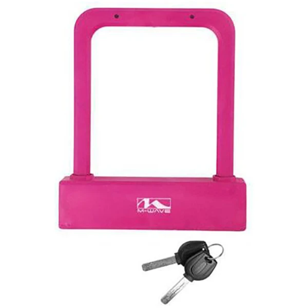 Замок M-Wave U-LOCK B 205 рожевий під ключ (A-Z-0151)