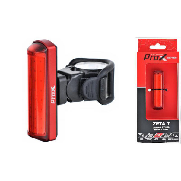 Фара задня ProX T Zeta Cob Led 40 Lm 500 mAh USB, червона (A-O-B-P-0422)
