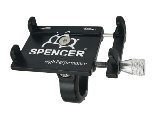 Велодержатель Spencer для телефона 3.2 - 6.5 "ALU, черный (WYP602)