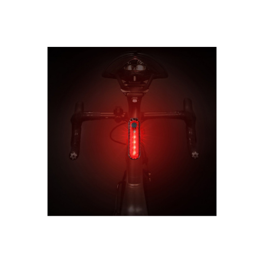 Фонарь задний BauTech HJ-056-5SMD акум. Li-ion, micro USB, черный (HJ-056-5SMD)