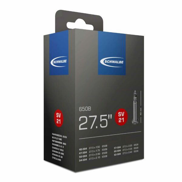Камера Schwalbe SV21 27.5x1.50-2.40 (40-62/584) ниппель FV 40мм