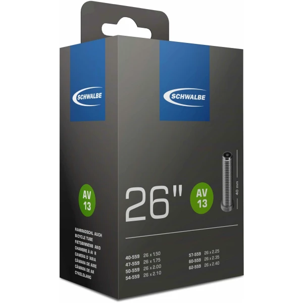 Камера Schwalbe AV13 26x1.50-2.50 (40/62-559) ніпель AV 40мм