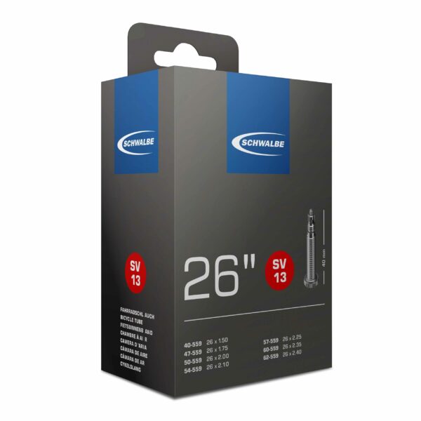 Камера Schwalbe SV13 26x1.50-2.50 (40-62/559) ниппель FV 40мм