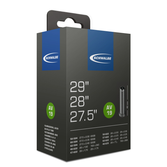 Камера Schwalbe AV19 28/29 (700x40/62C-622/635) ниппель AV 40мм
