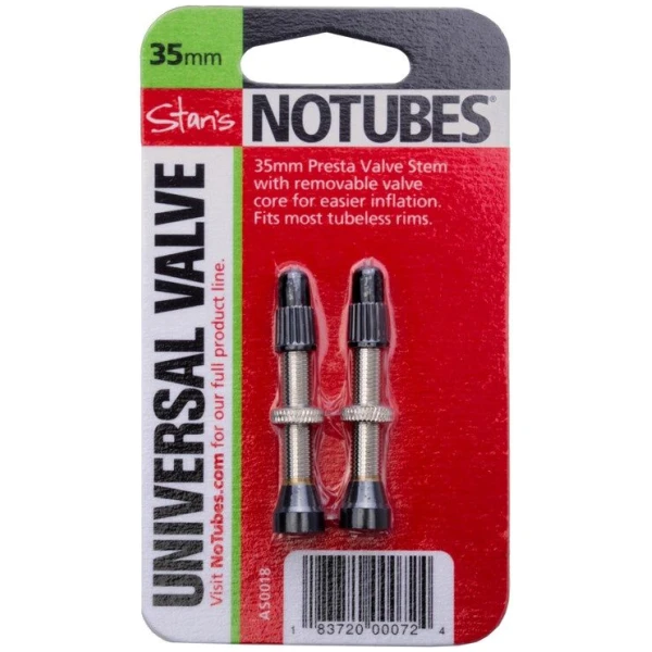 Бескамерный ниппель Stan's Notubes универсальный преста 35мм (пара)